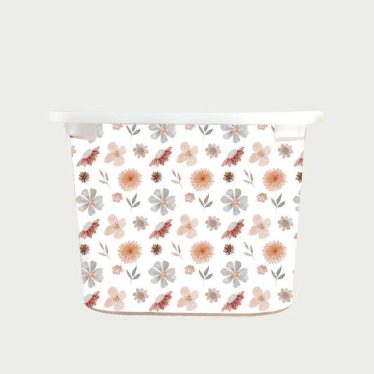 Pastel Kate Αυτοκόλλητα για Κουτιά Αποθήκευσης Trofast Vintage Flowers