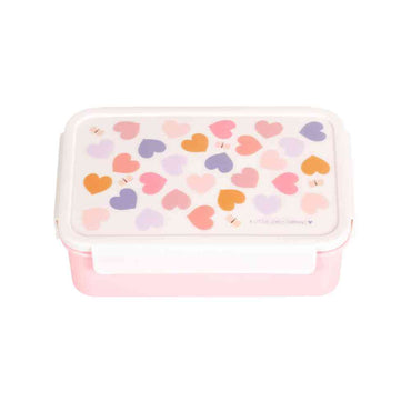 A Little Lovely Company Φαγητοδοχείο Bento Με Χωρίσματα 1,2L Hearts