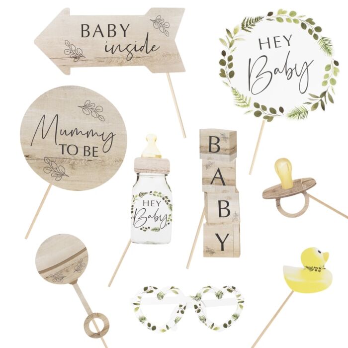Botanical Αξεσουάρ Φωτογραφίας για Baby Shower