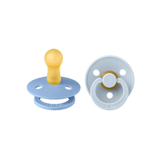 BIBS Πιπίλες Καουτσούκ Sky Blue/Baby Blue (6-18m)