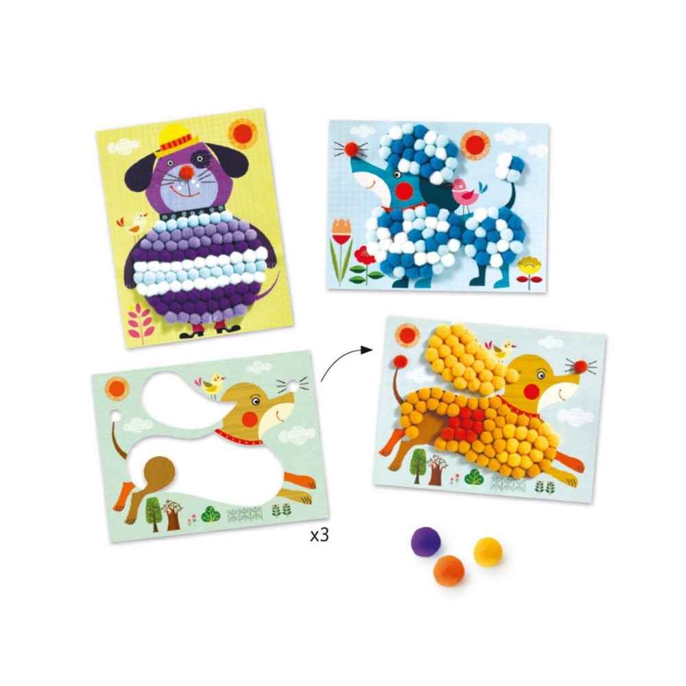 djeco-kolaz-me-pom-pon-skylaki-piti-2