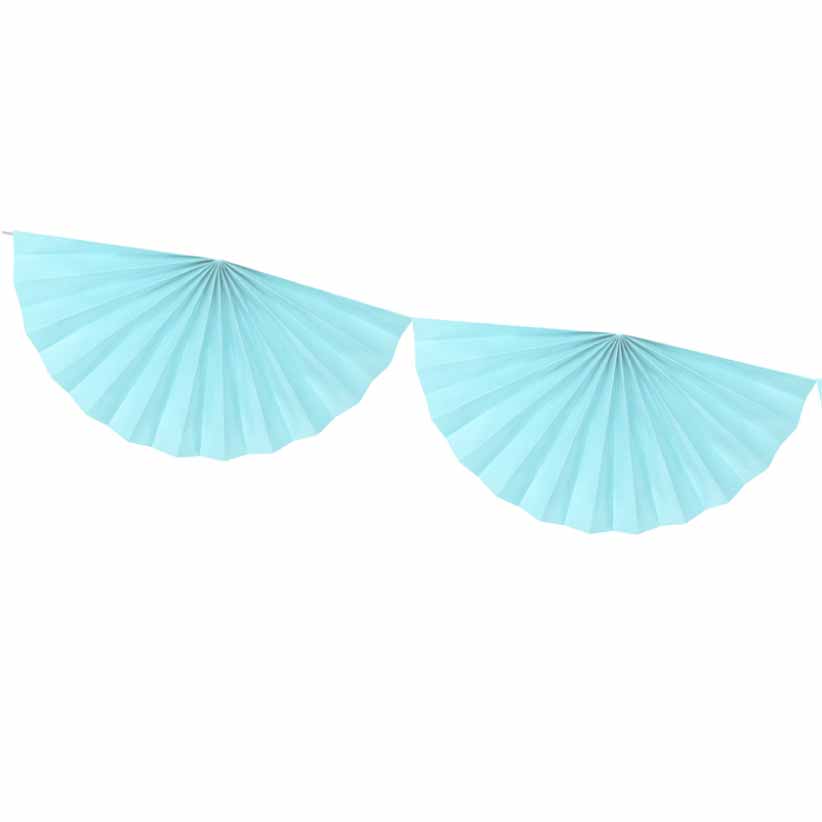 Χάρτινη Γιρλάντα Ροζέτες Light Blue