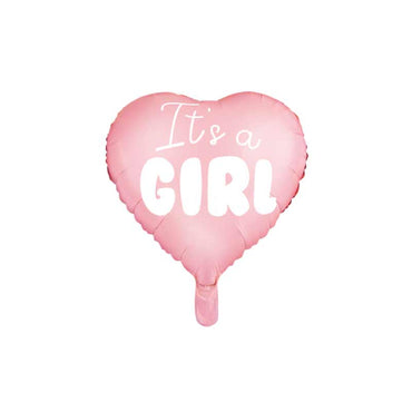 Μπαλόνι 'It's a Girl' Καρδούλα (1τμχ)