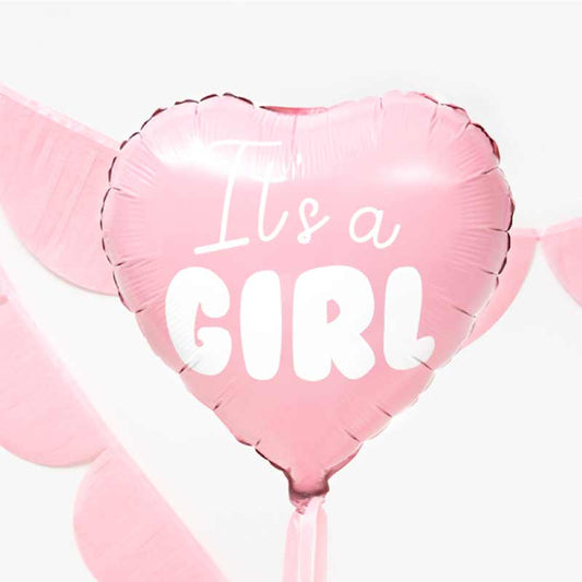 Μπαλόνι 'It's a Girl' Καρδούλα (1τμχ)