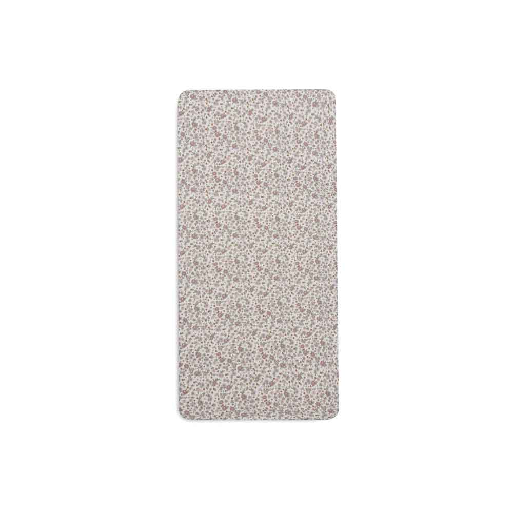 Jollein Σεντονάκι με Λάστιχο Retro Flowers 70/75 x 140/150εκ.