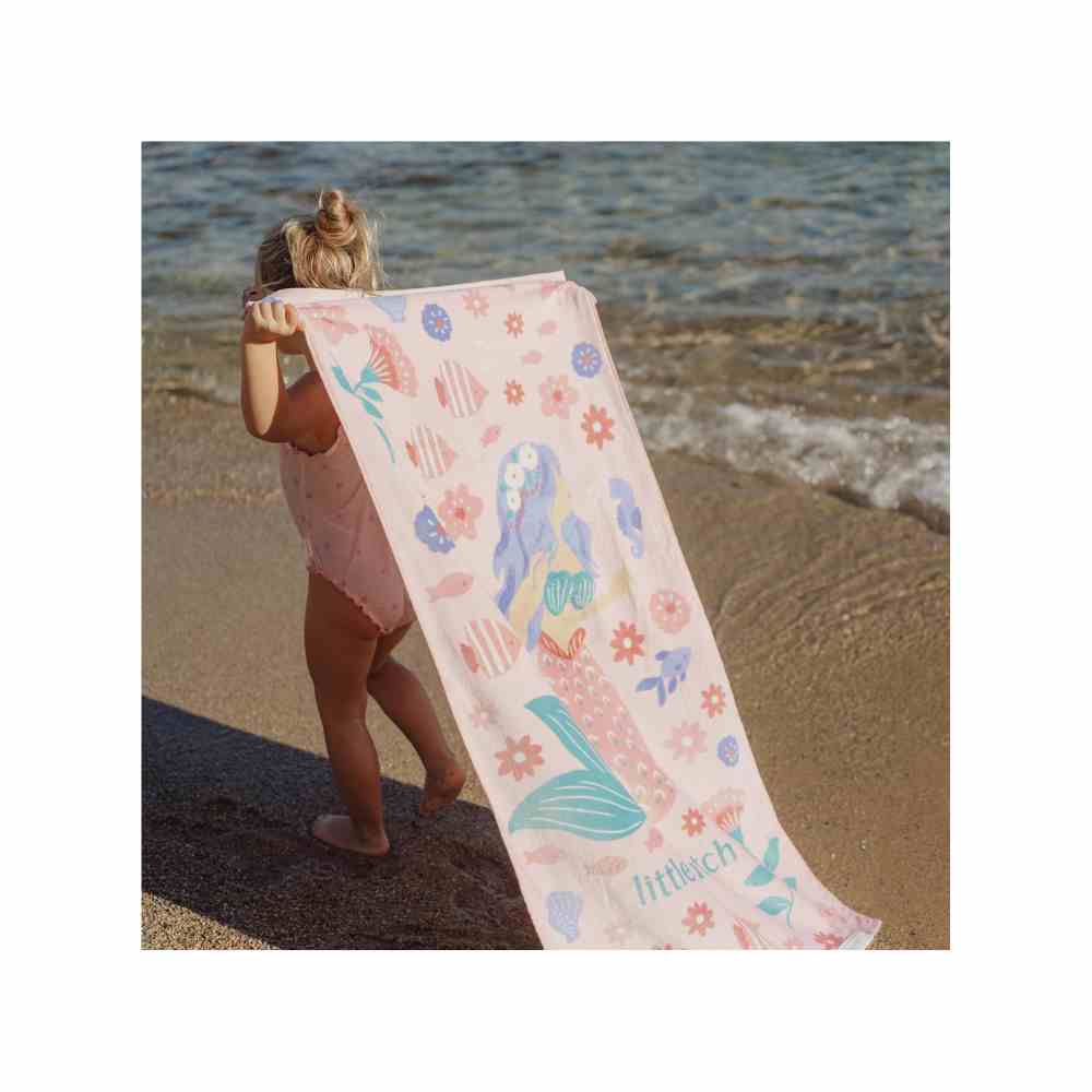 Little Dutch Πετσέτα Θαλάσσης Dreamy Mermaid Multicolour – 60x120 εκ.