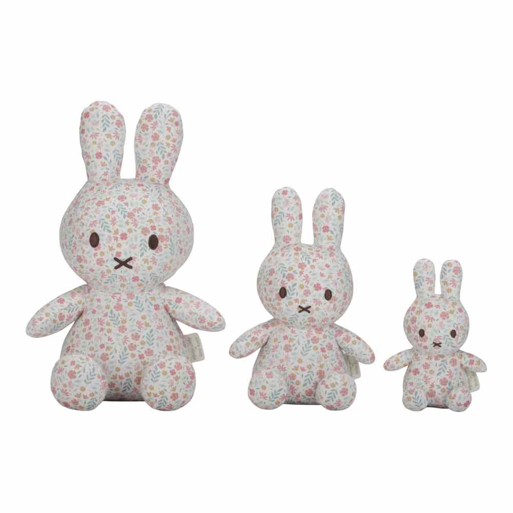 Little Dutch Υφασμάτινο Κουκλάκι Miffy Lucky Blossom All Over 15εκ. GRS
