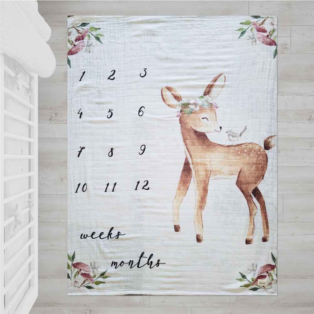 Milestone Σεντονάκι 'Oh my Deer, Child'
