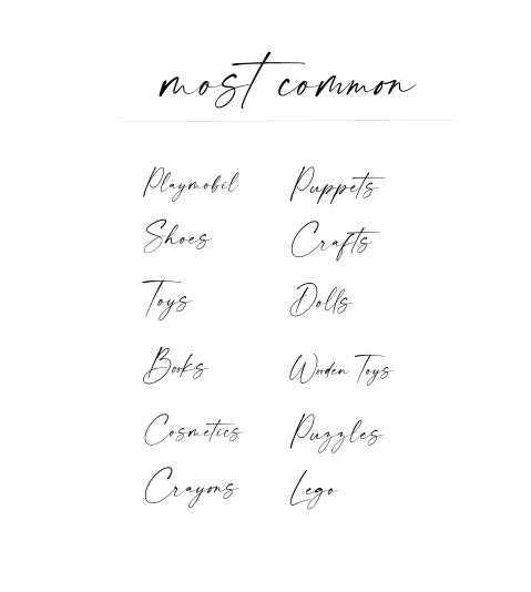 Pastel Kate Ξύλινες Ετικέτες Οργάνωσης Wooden Labels