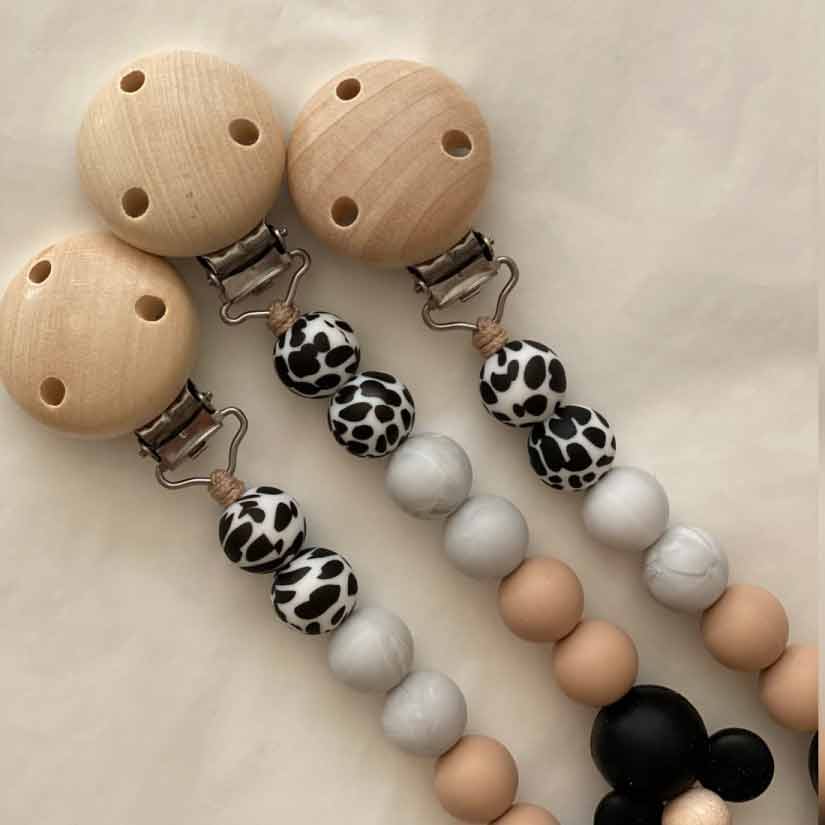 NokNok Κλιπ Πιπίλας Mickey Black
