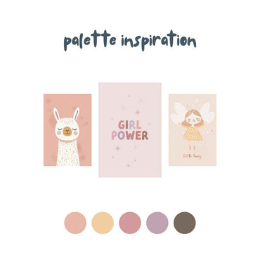 Pastel Kate Παιδική Αφίσα «Pink Lama»