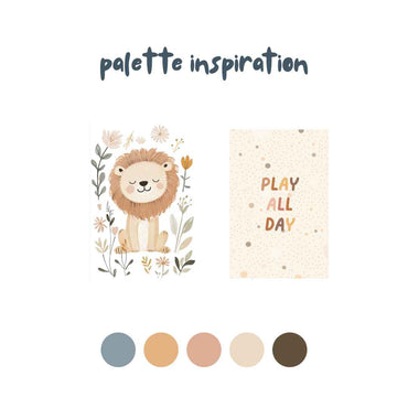 Pastel Kate Παιδική Αφίσα «Lion Garden»