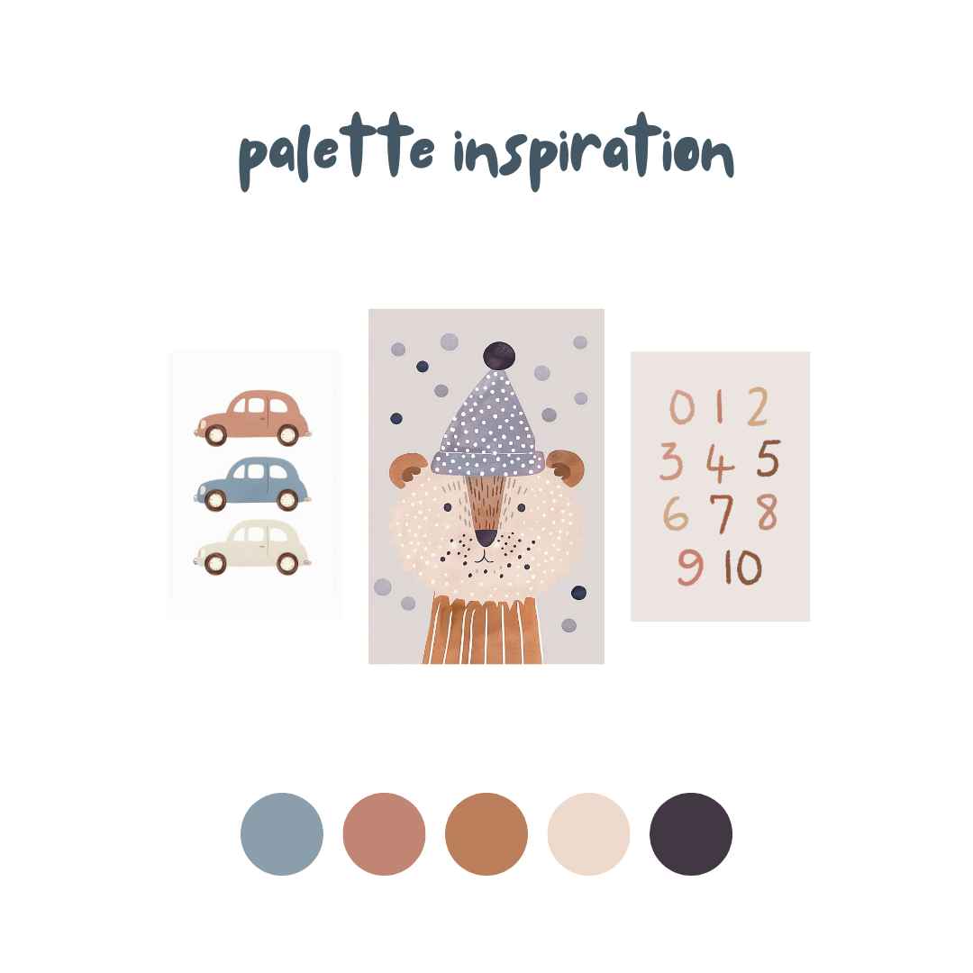 Pastel Kate Παιδική Αφίσα «Numbers»