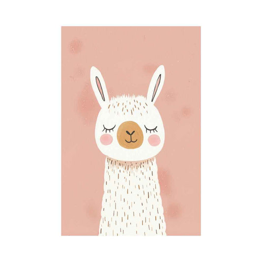 Pastel Kate Παιδική Αφίσα «Pink Lama»
