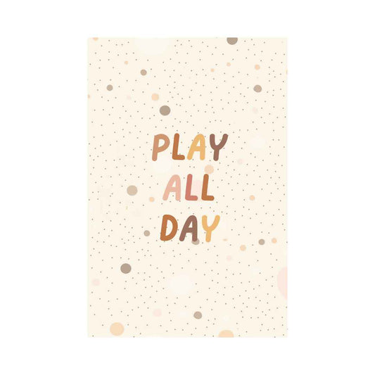 Pastel Kate Παιδική Αφίσα «Play All Day»