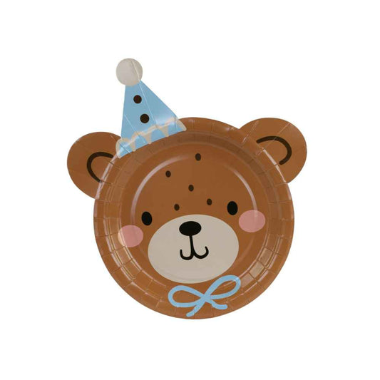 Πιάτα πάρτυ Teddy Bear (6 τμχ)