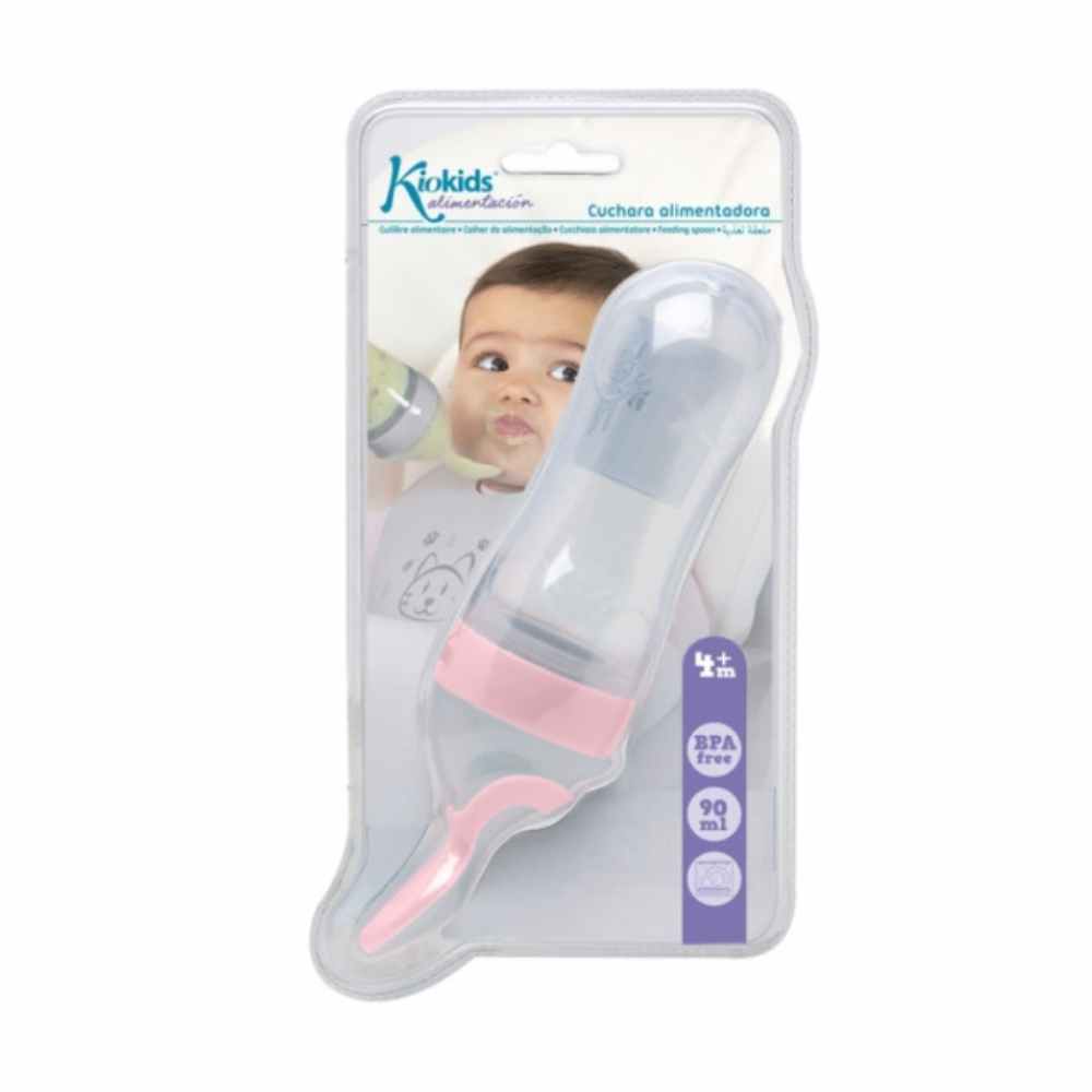 Kiokids Τροφοδότης Πολτοποιημένης Τροφής Ροζ 90ml