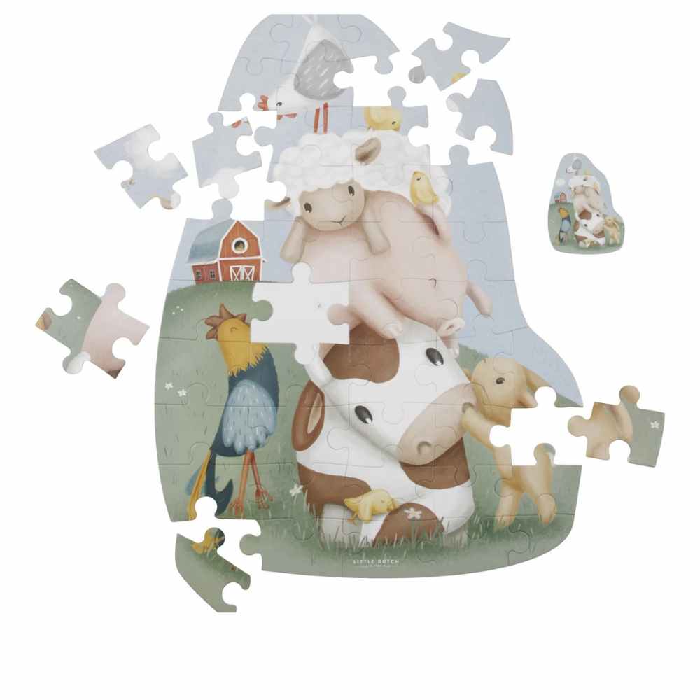 Little Dutch Παζλ Δαπέδου Little Farm 42τμχ