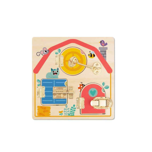 Tooky Toy Latches Activity Board – Ταμπλό Δραστηριοτήτων Με Κλειδαριές