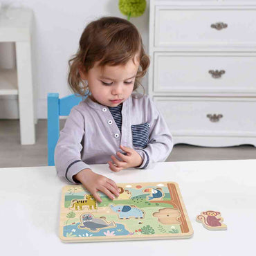 Tooky Toy Sound Puzzle Animals – Παζλ Με Ήχο Ζωάκια