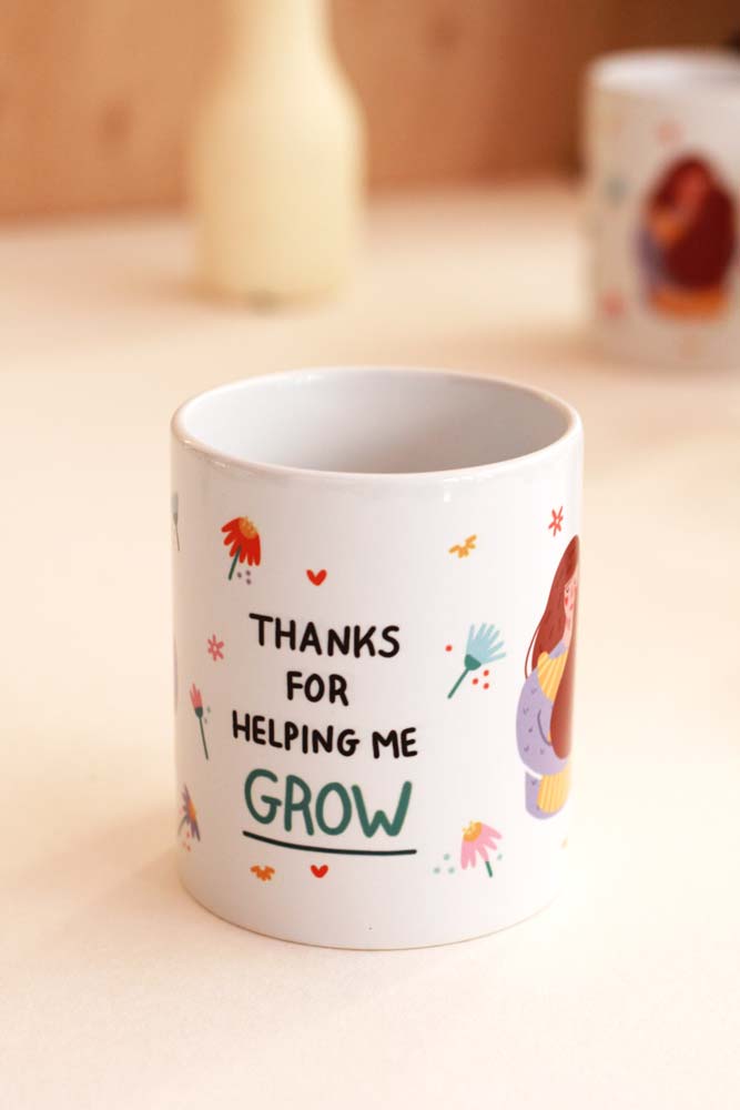 Κούπα 'Thanks for Helping me Grow'