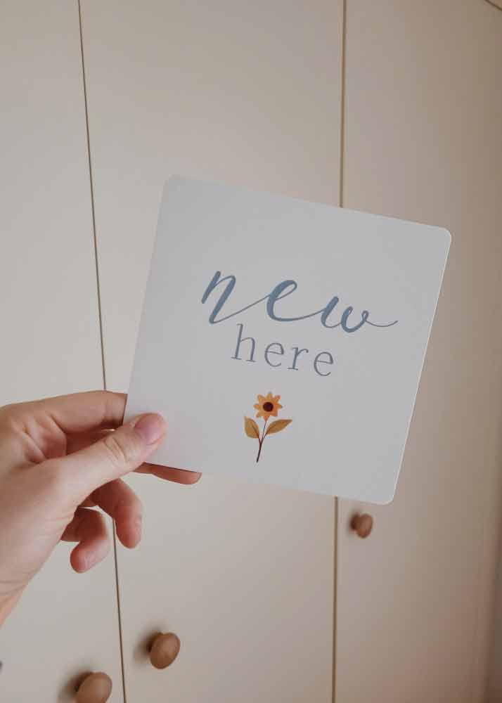 Baby Milestone Cards Watercolor Nature Cards