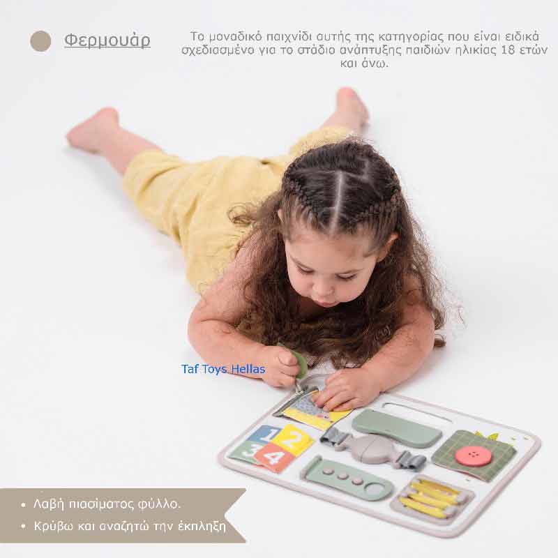 Taf Toys Παιχνίδι Δραστηριοτήτων Buckle Board