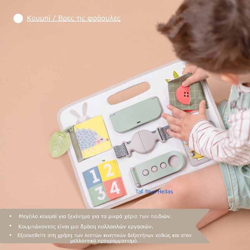 Taf Toys Παιχνίδι Δραστηριοτήτων Buckle Board