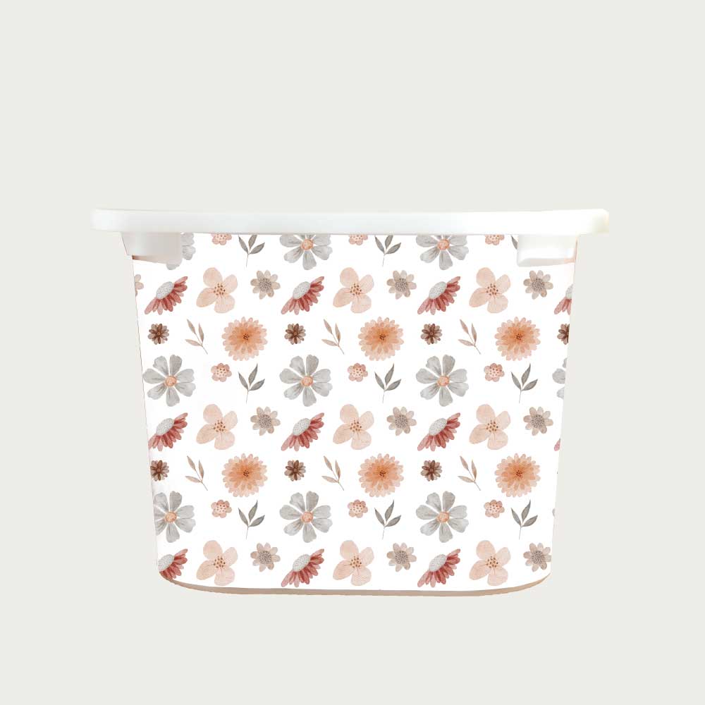 Pastel Kate Αυτοκόλλητα για Κουτιά Αποθήκευσης Trofast Vintage Flowers