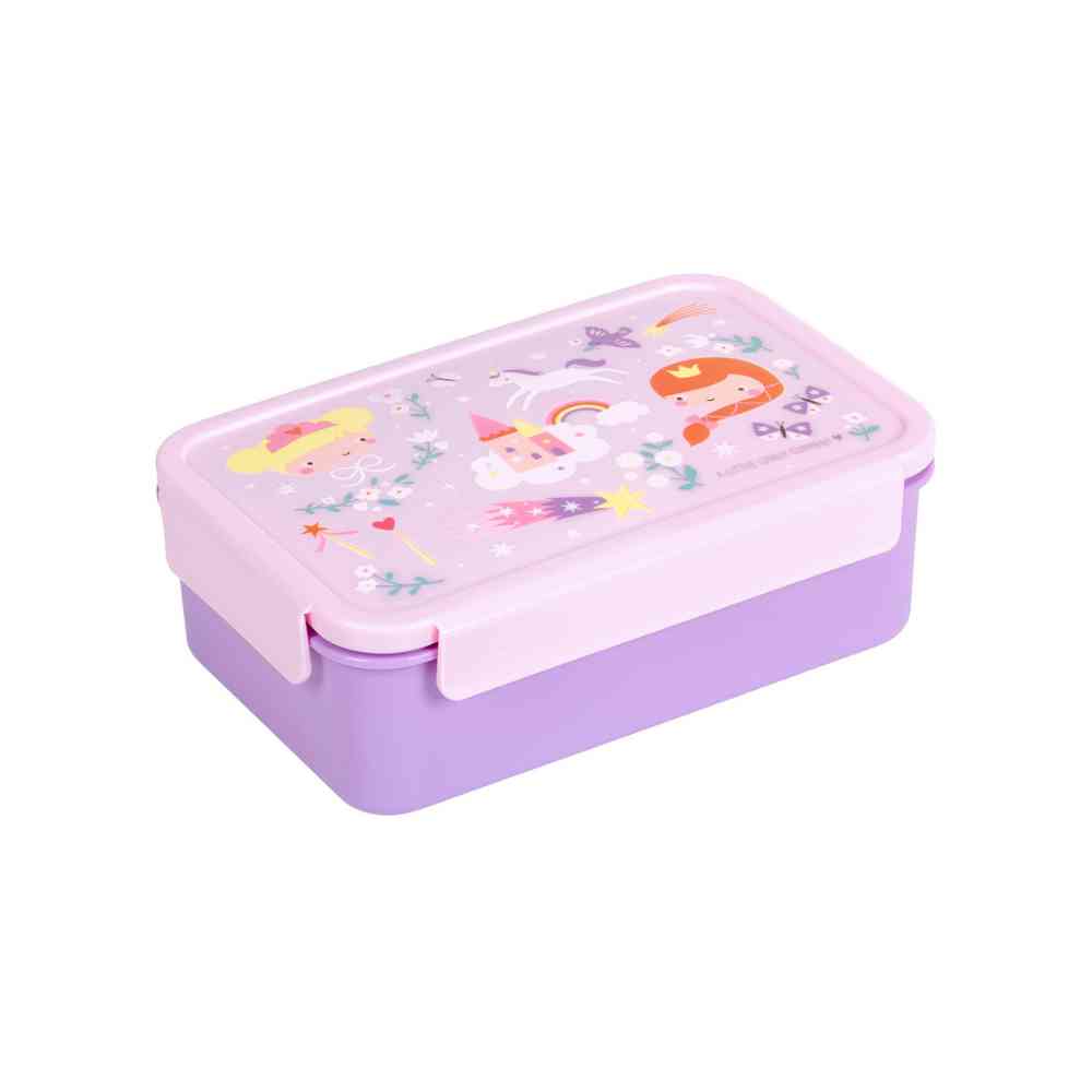 A Little Lovely Company Φαγητοδοχείο Bento Με Χωρίσματα 1,2L Princesses