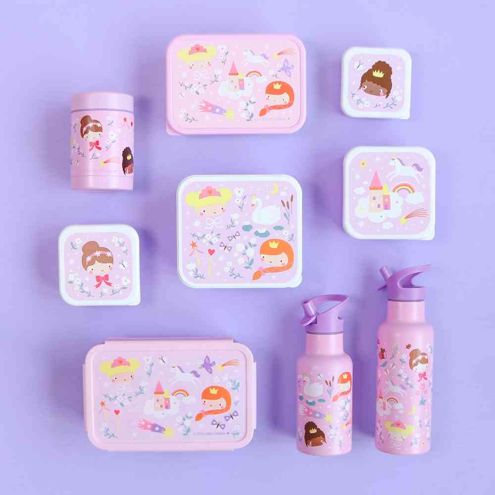 A Little Lovely Company Φαγητοδοχείο Bento Με Χωρίσματα 1,2L Princesses