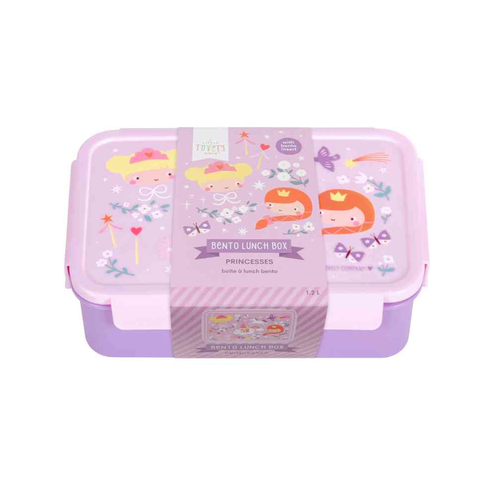 A Little Lovely Company Φαγητοδοχείο Bento Με Χωρίσματα 1,2L Princesses