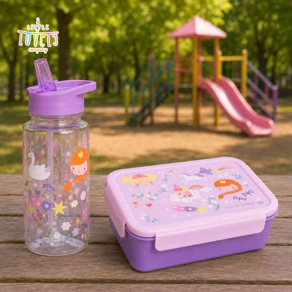 A Little Lovely Company Φαγητοδοχείο Bento Με Χωρίσματα 1,2L Princesses