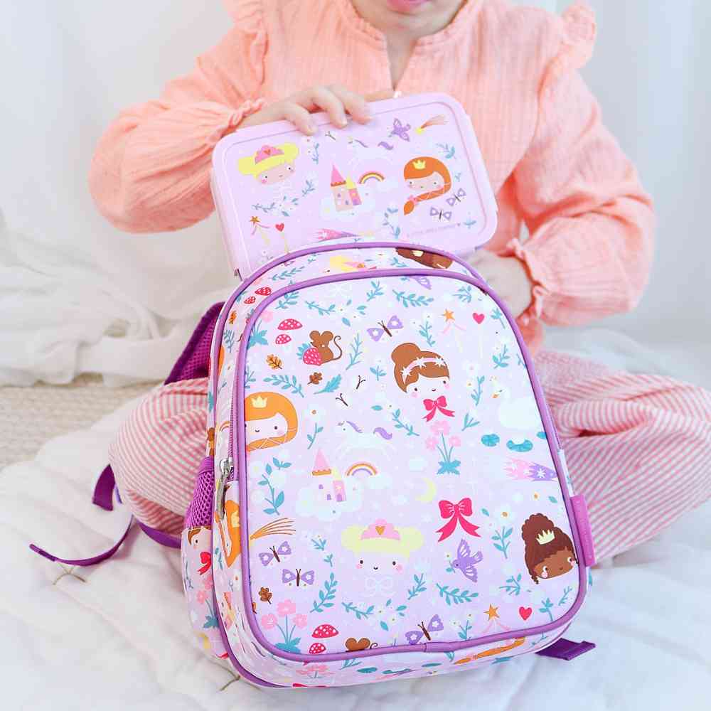 A Little Lovely Company Φαγητοδοχείο Bento Με Χωρίσματα 1,2L Princesses