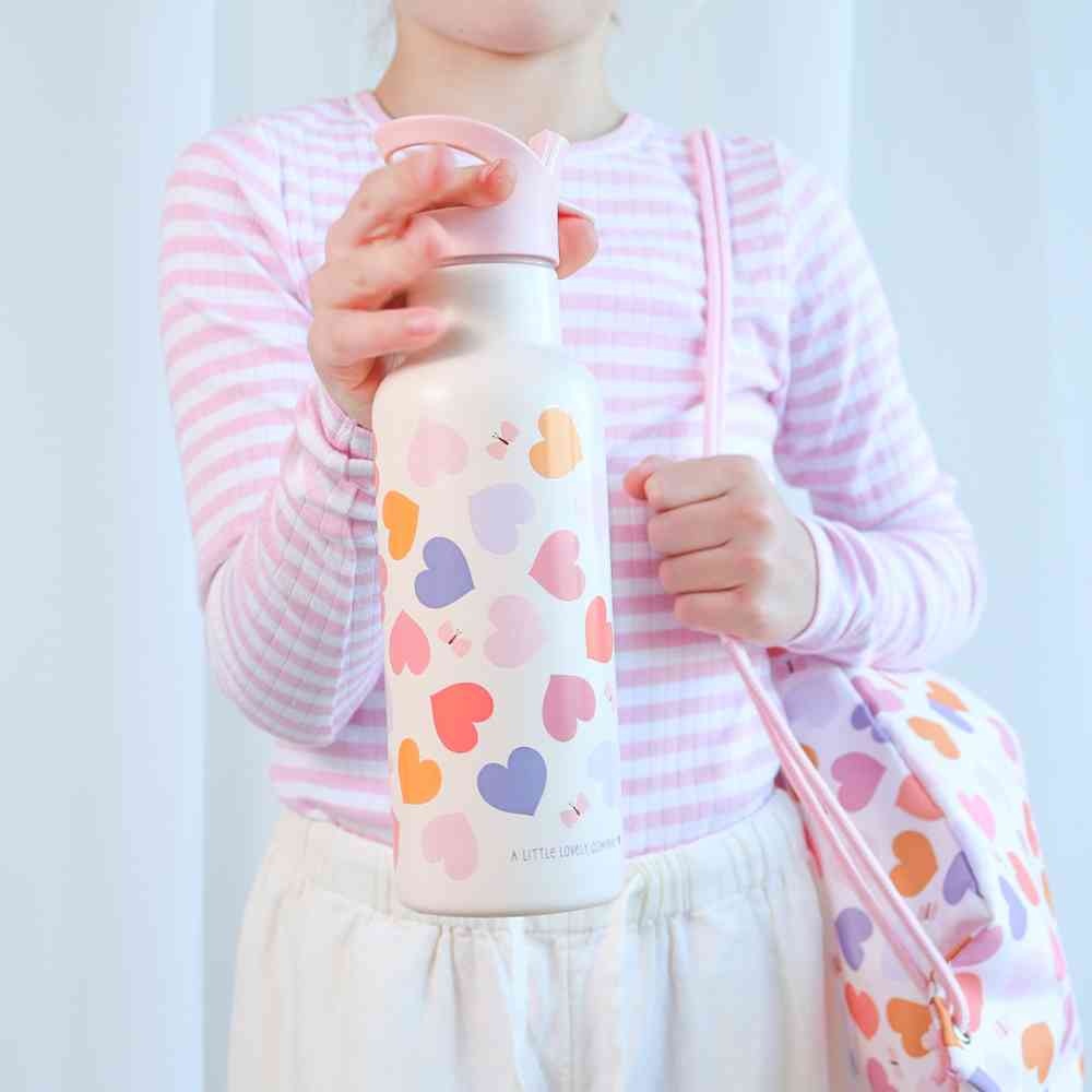 A Little Lovely Company Παγούρι Θερμός Hearts 500ml