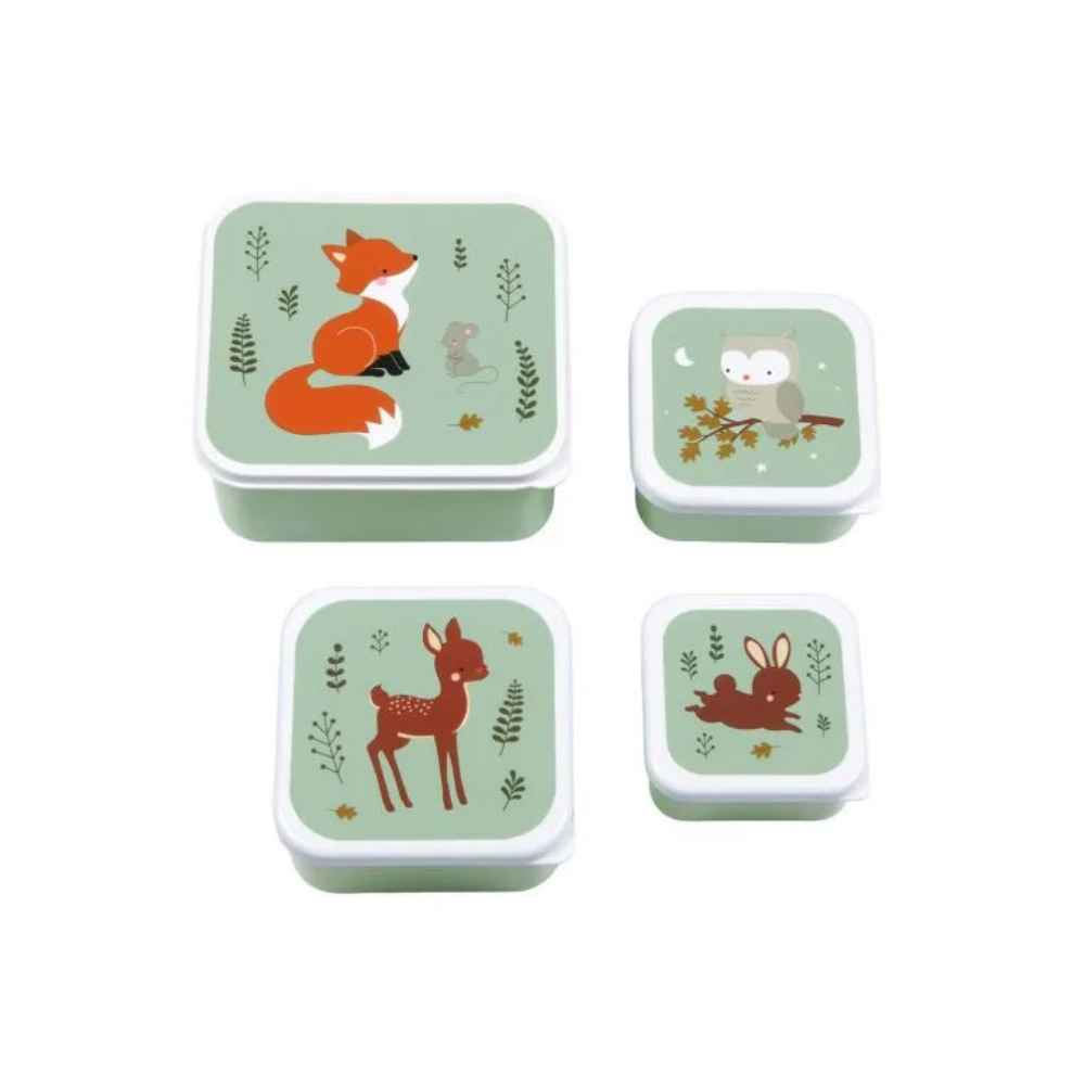 a-little-lovely-company-set-4-fagitodocheion-lunch-snack-box-forest-friends-piti-1