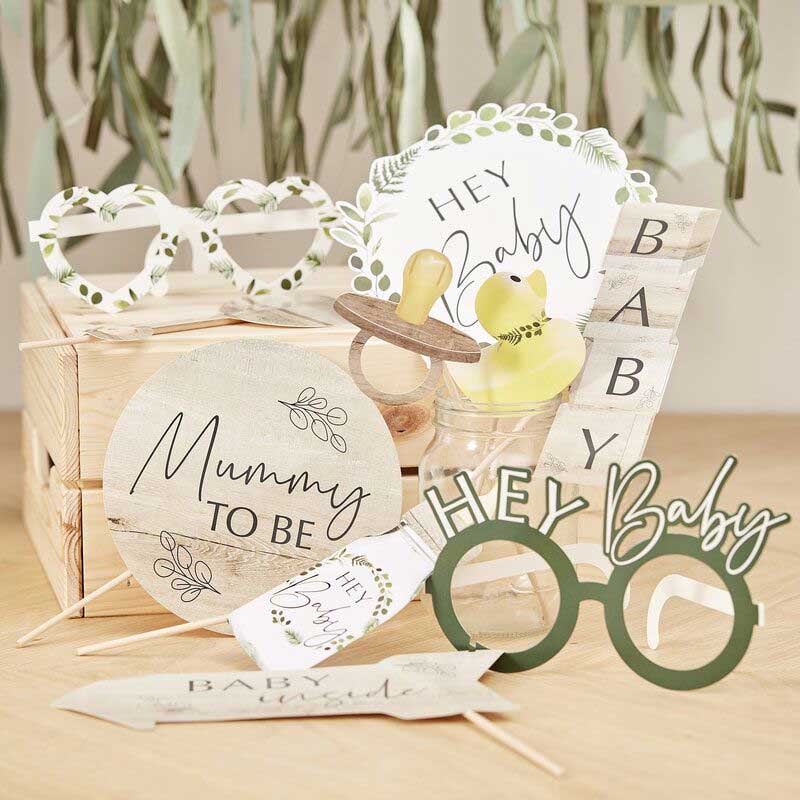 Botanical Αξεσουάρ Φωτογραφίας για Baby Shower