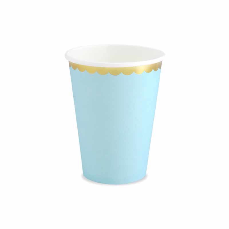 Χάρτινα Ποτηράκια Light Blue