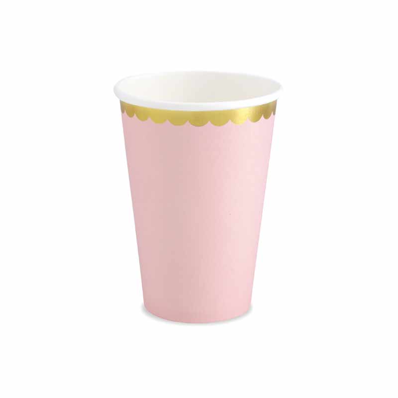Χάρτινα Ποτηράκια Light Pink