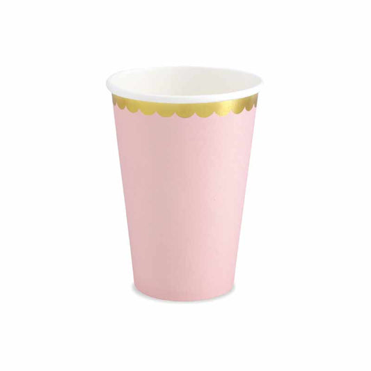Χάρτινα Ποτηράκια Light Pink