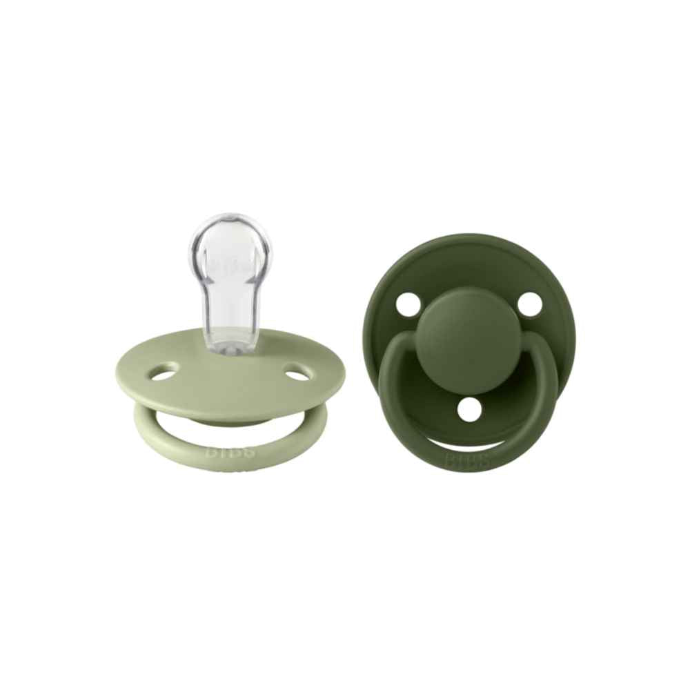BIBS Πιπίλες Σιλικόνης Sage/Hunter Green 2τμχ One Size