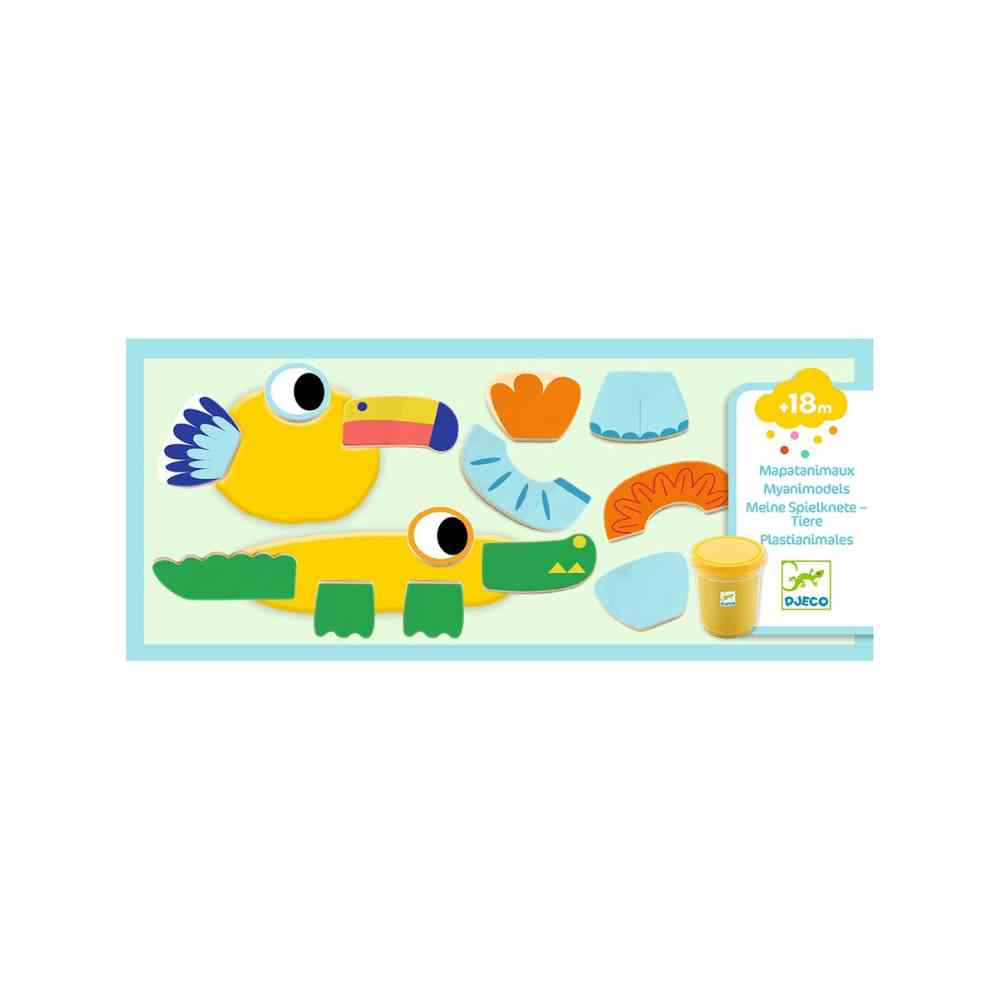 Djeco Χειροτεχνία Με Πλαστοζυμαράκι «Αστεία Ζωάκια»