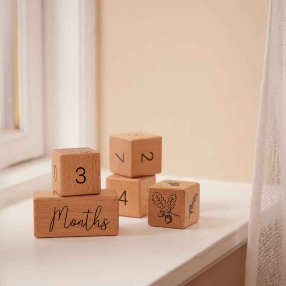 Filibabba Milestone Wooden Blocks