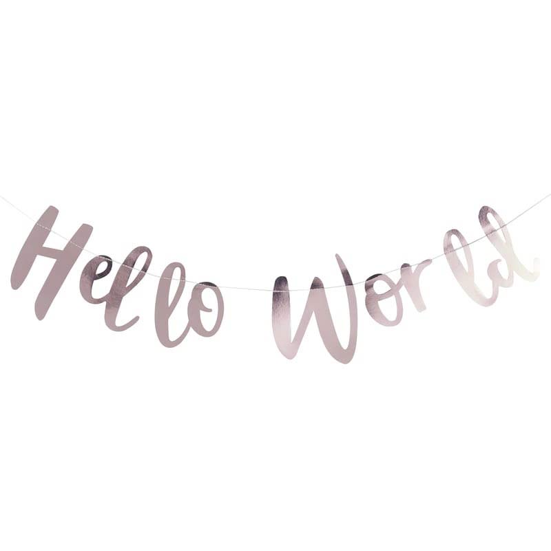 Hello World Γιρλάντα
