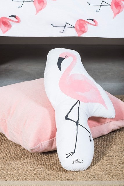 Jollein Διακοσμητικό Μαξιλάρι Flamingo