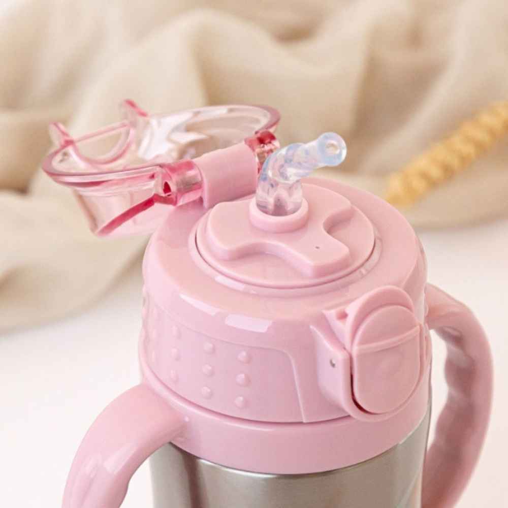 Kiokids Παγούρι Θερμός Mε Λαβές Γατάκι 280ml