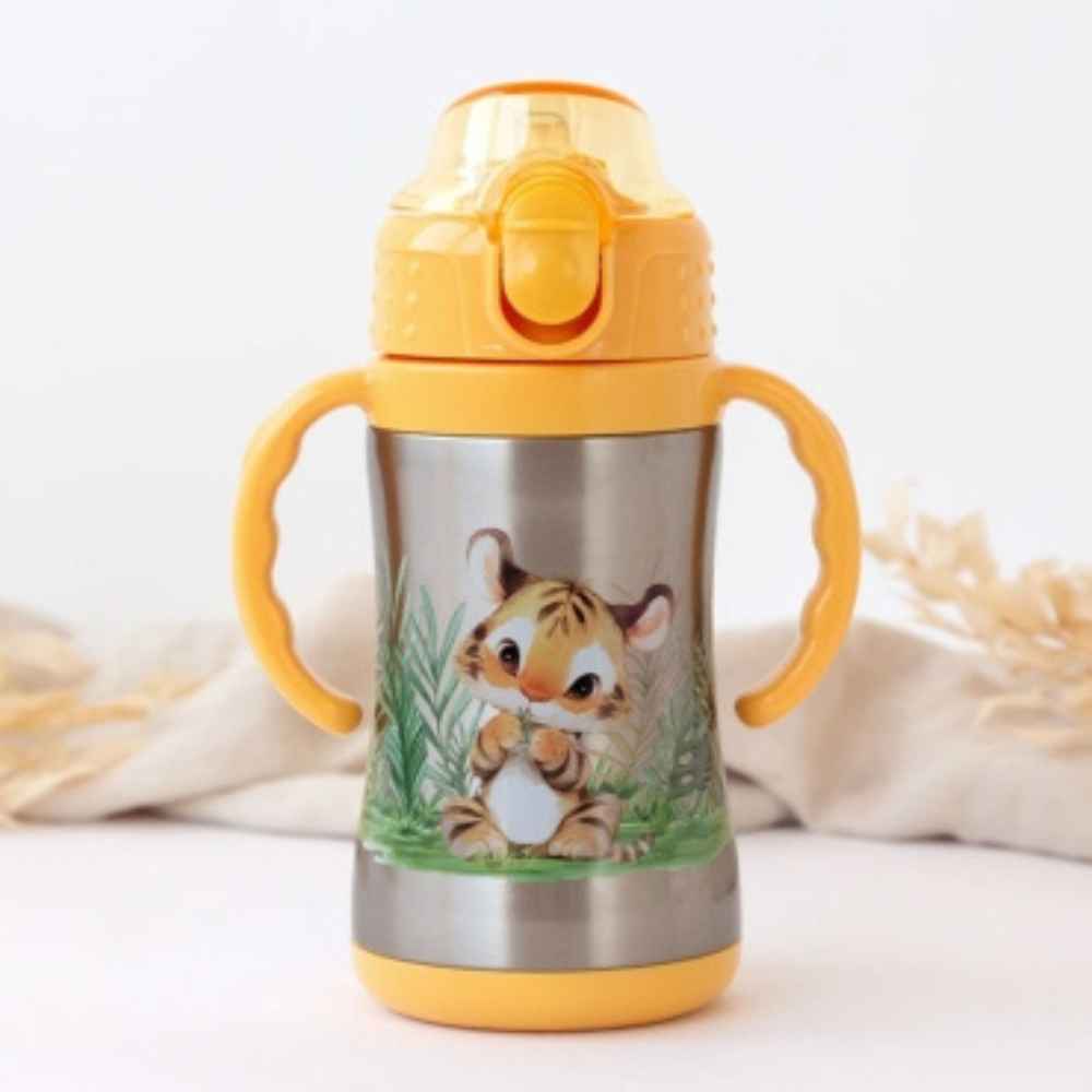 Kiokids Παγούρι Θερμός Mε Λαβές Λιονταράκι 280ml