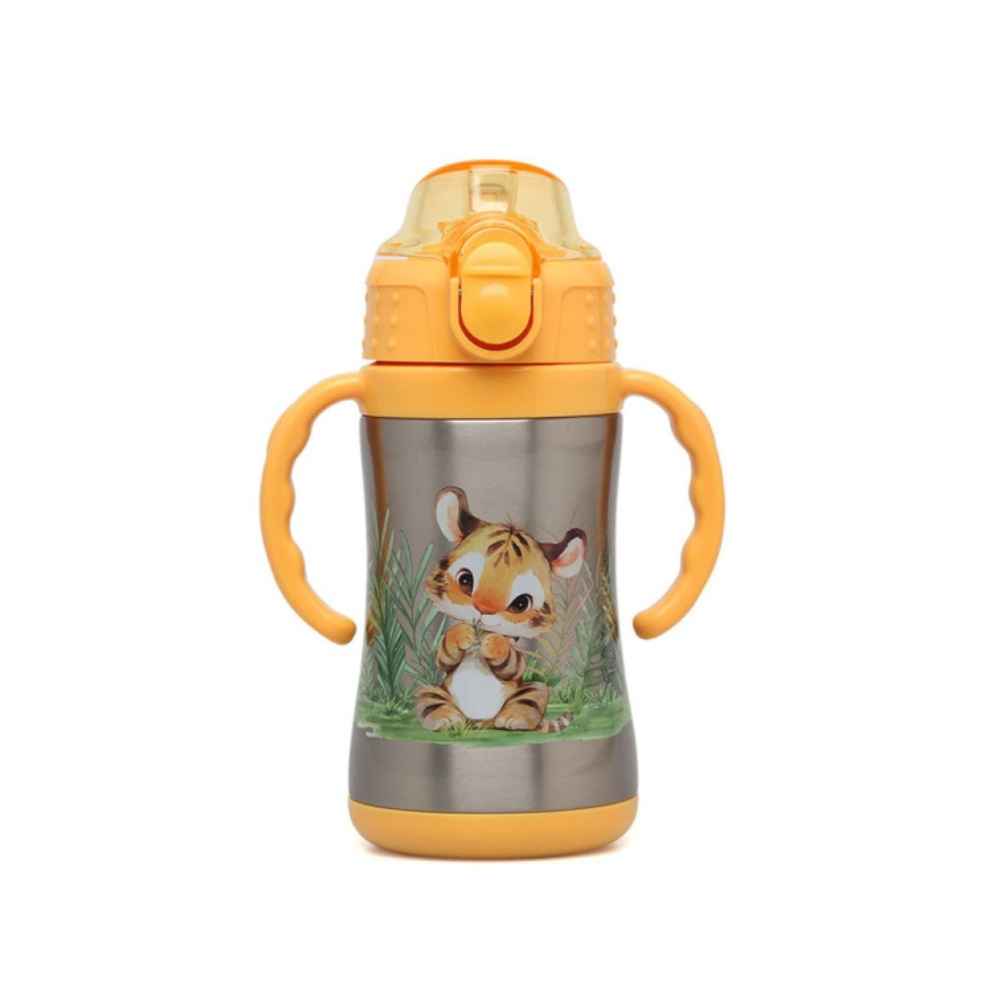 Kiokids Παγούρι Θερμός Mε Λαβές Λιονταράκι 280ml