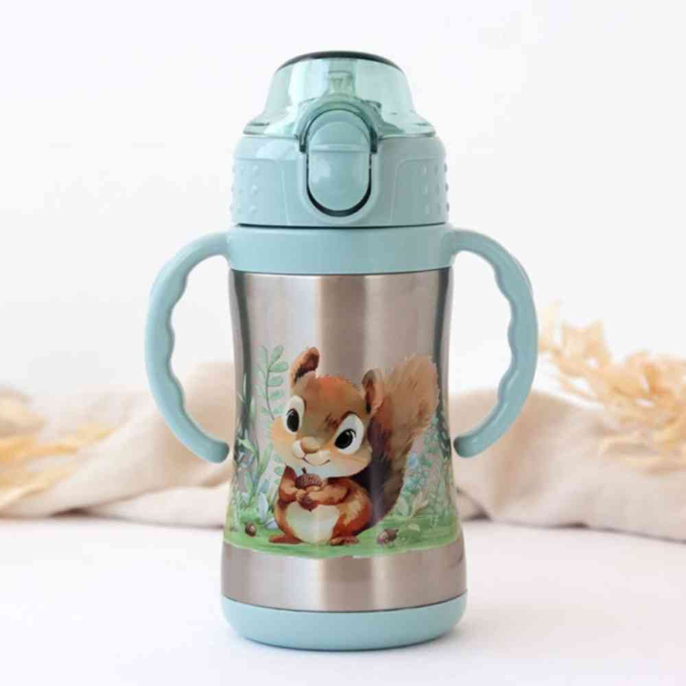 Kiokids Παγούρι Θερμός Mε Λαβές Σκιουράκι 280ml