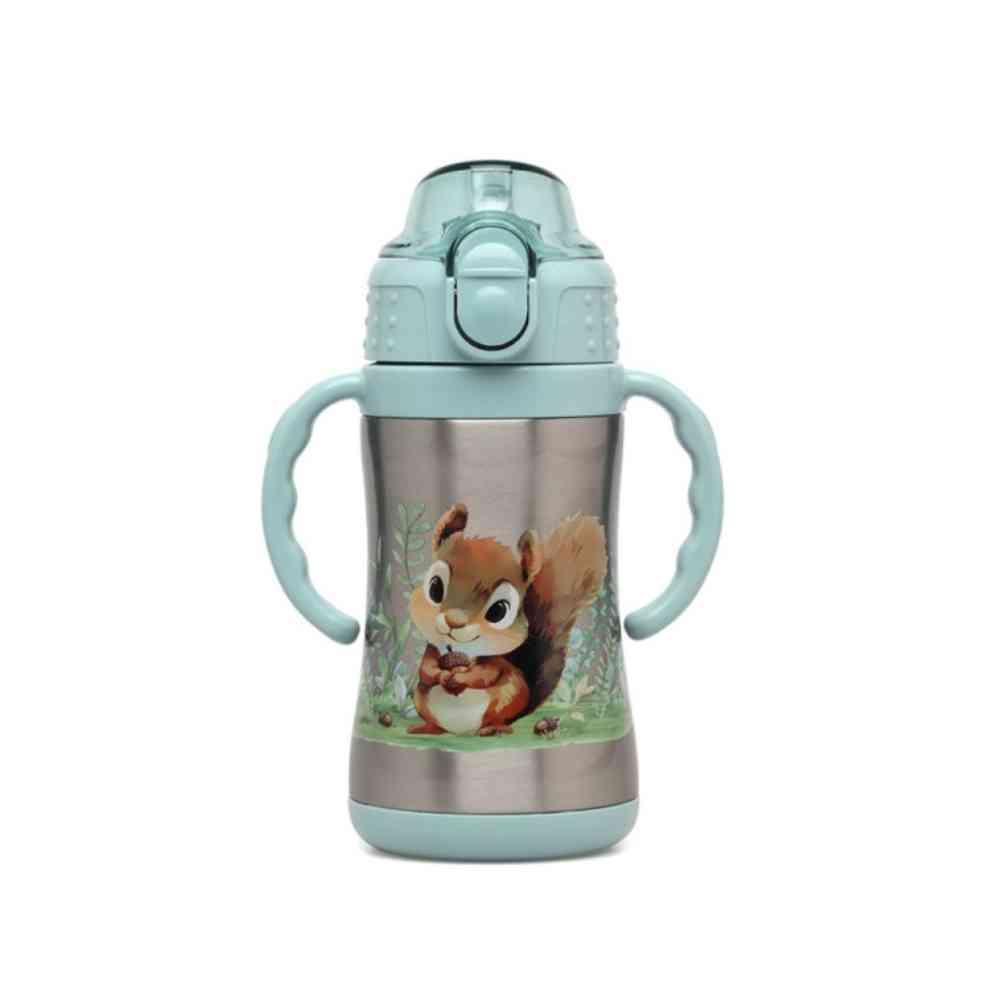 Kiokids Παγούρι Θερμός Mε Λαβές Σκιουράκι 280ml